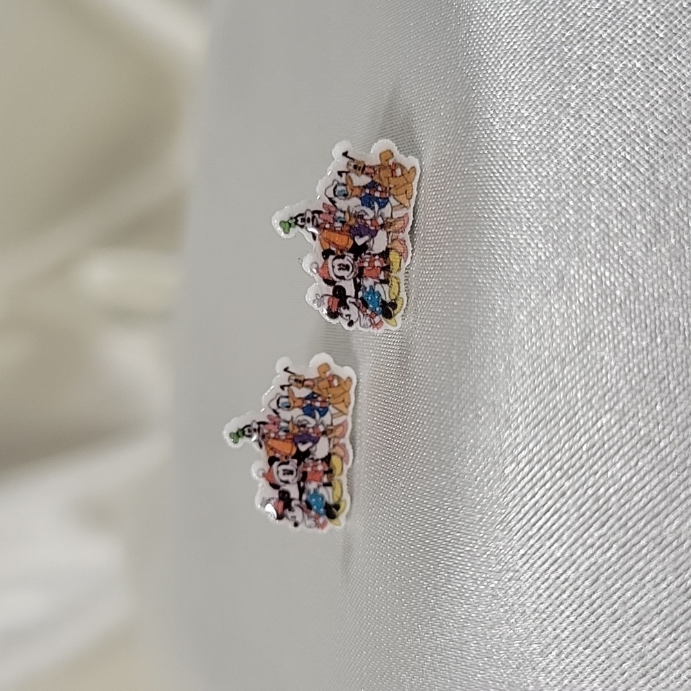 Disney Gang Small Stud Earrings, Mickey, Donald, Goofy - Picture 2 of 6